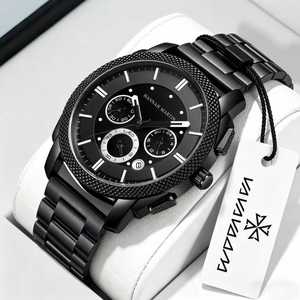 Reloj Deportivo HANNAH <span class=keywords><strong>MARTIN</strong></span> HM-1453, Multifunción, Cronógrafo, Cuarzo, Acero Inoxidable, Resistente al Agua 30M, Esfera de 44mm - Product Image 2