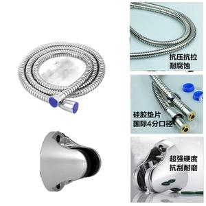 Three-Speed Handheld Shower <b>Head</b> Set with Water Heater Bathroom Dryer Lotus Bracket for Bathing Quality Plumbing <b>Hoses</b> - Product Image 5