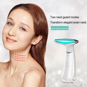 Appareil de beauté importé pour le cou et le visage, instrument de massage vibrant chauffant pour la thérapie du cou - Product Image 3