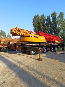 Grue hydraulique sur camion Sany 100 tonnes d'occasion abordable, faible usure et performances de levage fiables - Product Image 2