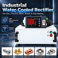 Redresseur modulaire 3000A 12V, type de refroidissement par eau industriel, redresseur pour électrodéposition de zinc, machine de redressement