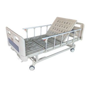Lit d'hôpital manuel Kerry, type métal ABS avec barreaux latéraux, pour hôpitaux et maisons de retraite - Product Image 2