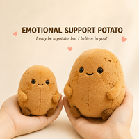 Porte-clés en peluche pomme de terre mignon et amusant de 10 cm, personnalisable en gros, jouet en peluche alimentaire Kawaii, breloque de sac, cadeau