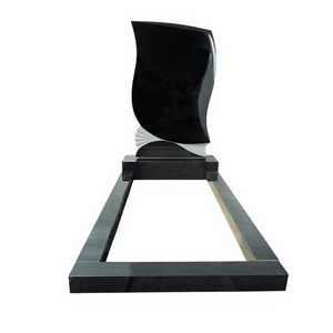 Pierre tombale rectangulaire moderne en marbre de haute qualité avec garantie d'un an pour usage funéraire - Product Image 6