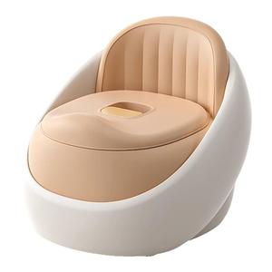 Siège de toilette d'apprentissage pour bébé en plastique avec coussin en PU souple et couvercle, chaise de propreté en plastique pour bébé - Product Image 5