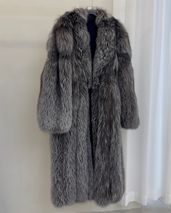 Giacca lunga personalizzata s m L taglia soprabito comoda pelliccia <span class=keywords><strong>di</strong></span> <span class=keywords><strong>volpe</strong></span> Unisex da donna - Product Image 2