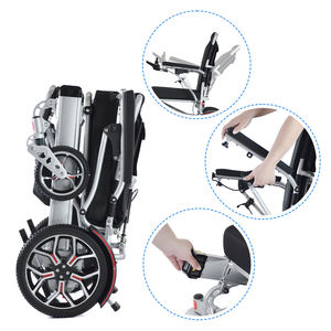 Forniture per terapia riabilitativa sedia a rotelle motorizzata per disabili leggera pieghevole con CE - Product Image 5