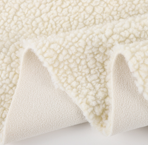 Anti Pilling 100 poliéster tejido térmico 450gsm <span class=keywords><strong>Polar</strong></span> Fleece Bonded Sherpa 3 capas <span class=keywords><strong>tela</strong></span> impermeable <span class=keywords><strong>para</strong></span> ropa deportiva - Product Image 2