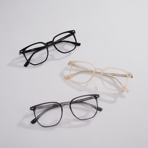 Montura de Gafas Unisex de Acetato, Retro, con Protección Anti Luz Azul, Gafas Ópticas Negras, Beige, Grises, Transparentes, Gafas de Prescripción a la Moda - Product Image 1
