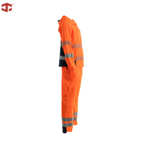Combinaison de sécurité haute visibilité JIADE, extensible dans 4 directions, veste à capuche pour femme et pantalon à revers en forme de sabot de cheval pour les travaux de topographie et les inspections sur le terrain