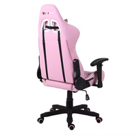 Rose Moderne 360 °   Rotatif et à 180° °   Chaise de jeu inclinable super confortable en cuir synthétique - pour salles informatiques