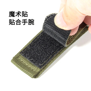 Bracelet de montre en nylon Velcro <span class=keywords><strong>BR</strong></span>, robuste, pour l'extérieur, 24 mm, adapté aux montres Bubbon Dahai Bellas Bell Ross - Product Image 4