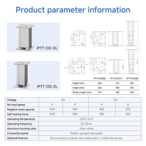 Mesa Elevadora Manual con Imán Permanente IPTT-SD360, Soporta 300 kg, Altura Ajustable de 360-840 mm para Electrodomésticos - Product Image 5