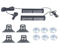 Flash de sincronización de dos luces con un controlador ATV SUV camión recuperación remolque Interior ventosa montaje Led tablero luz estroboscópica Flash