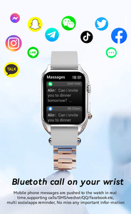 New Arrival N80 Smartwatch rtl8763ewe 1.96inch hẹp bezel màn hình đồng hồ thông minh thông minh đồng hồ cực kỳ hẹp khung - Product Image 5