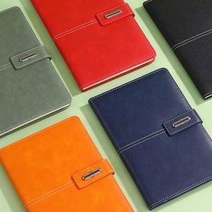 College Ruled Thick <b>Paper</b> Journals Writing School Business Note Taking Navy Leather Notebook Journal and Pen Set for Men - Product Image 3