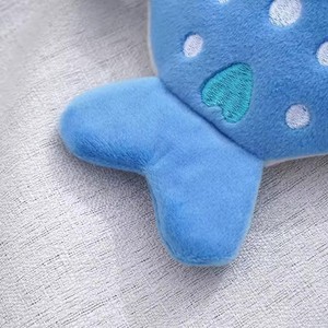 Cartoon <b>Cute</b> Whale Shark Coin <b>Purse</b> Kawaii Wallet Portable Plush Coin Bag Key Earphone Coin Organizer Pouch Zipper Bag Kids Gift - Product Image 3