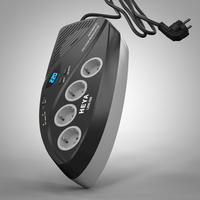 Prise intelligente portable légère 220V AC 2kva monophasée, régulateur de tension SVC, stabilisateur de tension domestique haute efficacité