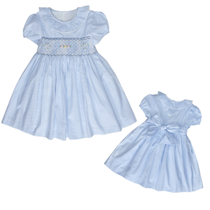 Elegant Hand Smocked <strong>Dress</strong> <strong>Kids</strong> ODM OEM Smocked Bishop <strong>Dress</strong> Wholesale Smocked Children Clothing Girl <strong>Dresses</strong> - Product Image 5