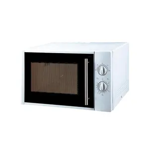 25L Capacity Turntable Mechanical Table Top Microwave Oven with Grill for Cooking