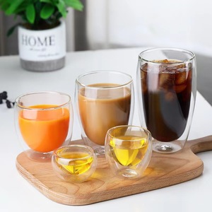 Mug en <span class=keywords><strong>verre</strong></span> <span class=keywords><strong>à</strong></span> double paroi isolé Beeman Transparent Résistant <span class=keywords><strong>à</strong></span> la chaleur et au froid avec logo personnalisé Tasses <span class=keywords><strong>à</strong></span> café en forme d'œuf Vaisselle - Product Image 2