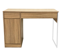 Bureau d'ordinateur convertible en métal de style simple, économique, portable, pour usage domestique TD-2273