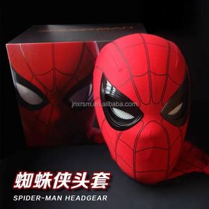 Legends Spider-Man Electronic Helmet 1/1 Máscara <span class=keywords><strong>de</strong></span> cosplay usable genuina Máscara <span class=keywords><strong>de</strong></span> fiesta inspirada en Marvel para Halloween Black Friday - Product Image 6