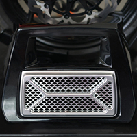 Protection de radiateur en alliage d'aluminium personnalisée World Colors pour moto H-D Touring 23.5 et versions ultérieures, compatible 121CVOST 117 Road