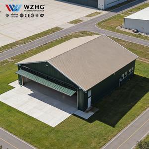 Hangar d'aviation à structure métallique durable, grande portée pour stockage et entretien - Product Image 1