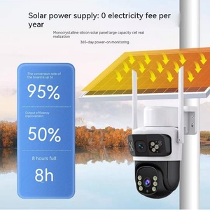 4MP Micro 4G LTE xách tay không dây 4G ngoài trời đầy đủ màu sắc PTZ aov máy ảnh - Product Image 2