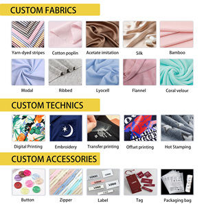 Pigiama da Donna Personalizzato in Cotone a Maniche Lunghe Set da Notte Morbido Abbigliamento da Casa - Product Image 5