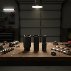 Juego de llaves de impacto Fervi de 3 piezas, métricas, para pozos profundos - Product Image 3