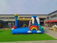Château gonflable d'extérieur en PVC, trampoline, château rebondissant