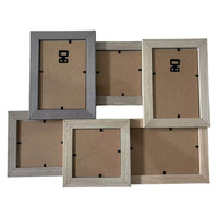 Bingkai Foto MDF DIY Grosir Cetak UV Ramah Lingkungan Ukuran Kustom 4x6" 5x7" 6x8" 8x10" Set Terlaris Gantung Dinding Kreatif