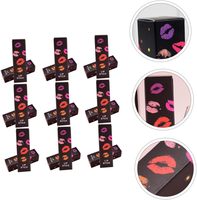 Boîtes personnalisées pour gloss à lèvres dorées, ensemble de 2 cm, présentoir, emballage cadeau, matériaux recyclés, doublure en éponge, carton ivoire pour rouge à lèvres et vernis à ongles