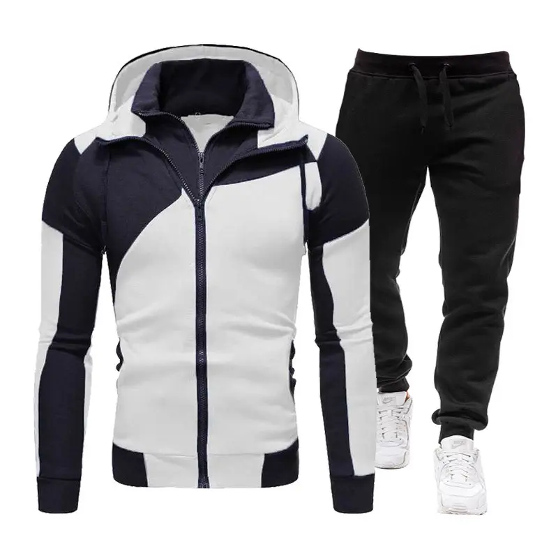 2022 Spring and Autumn New Men's Sports Suit Casual fashion sweater with zipper trend men's wear