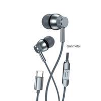 KAKUSIGA Écouteurs intra-auriculaires numériques filaires USB C Type-C avec microphone, très demandés