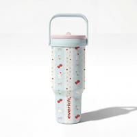 Prix d'usine – Gobelet isotherme personnalisé de 40 oz en acier inoxydable à double paroi, réutilisable, avec poignée et couvercle à paille