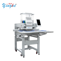 Machine à broder Yinghe à tête unique pour casquettes et monogrammes, avec une zone de broderie plus grande de 500x800 mm, machine à broder pour t-shirts