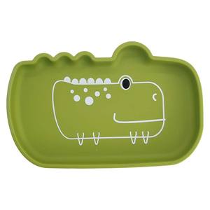 <span class=keywords><strong>Vaisselle</strong></span> personnalisée pour enfants Assiette à manger en silicone sans BPA pour bébé Assiette en silicone pour enfants sans danger pour les aliments - Product Image 3