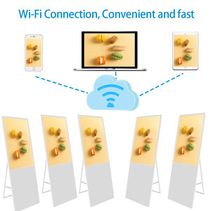 Veto xách tay a-loại trong nhà LCD hiển thị Android kỹ thuật số Bảng <span class=keywords><strong>menu</strong></span> cho quảng cáo signage - Product Image 4