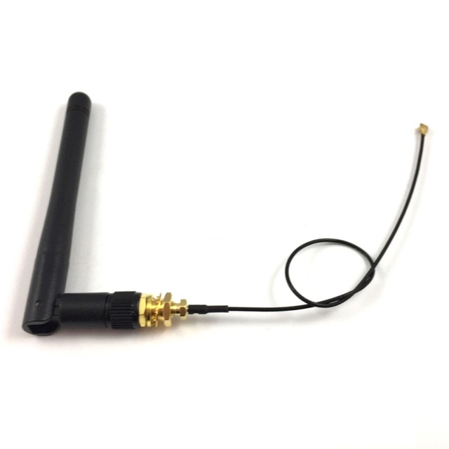 BSSY)IPX/SMA WiFi/2.4GHz Flexible Antenna With Internal Pin + 15cm To Female Adapter Cable For Communication Modules