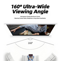 Écran de projection sur trépied Qualité d'image 4K haute définition adaptée au bureau extérieur et à la maison