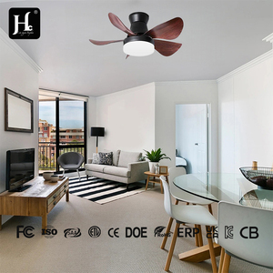Ventilateur de 28 pouces, avec éclairage et variateur de vitesse à distance, moteur DC réversible, pales en ABS ; adapté aux chambres et aux salons - Product Image 3