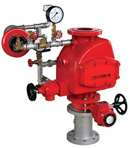 Vanne d'alarme à déclenchement à sec ZSFC100-16 pour système d'extinction automatique par aspersion, en fonte rouge, équipement de lutte contre l'incendie pour les incendies de classe A et B - Product Image 1