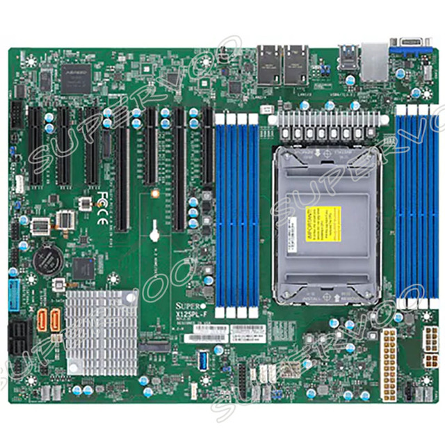 Original X12SPL-F LGA-4189 C621A Chipset Motherboard Single Socket 3rd Gen Xeon CPU ATX Server Board Mainboard MBD-X12SPL-F