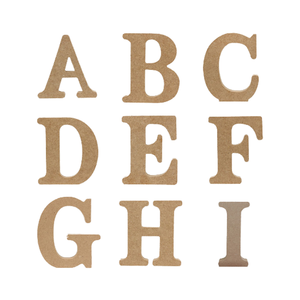 <strong>Wooden</strong> Wall Hangings KRAFF RTS Handcrafted Folk Art Engraved MDF Block Customizable Large Alphabet <strong>Letters</strong> Wedding Decoration - Product Image 4