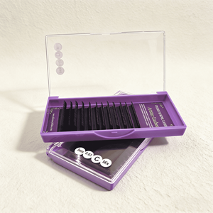 Extensiones de Pestañas Ultra Suaves de Pelo Sintético Cachemira, Fácil de Abanicar, Efecto 3D, Veganas, Libres de Crueldad Animal, Pestañas Individuales, Listas en un Segundo - Product Image 1