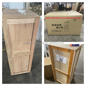 Extracteur de jus professionnel 1200W pour raisins et oranges, en acier inoxydable, avec séparation des résidus, extraction à froid, modèle 1200W Fu - Product Image 1