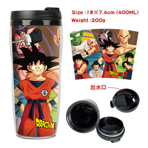 Bouteille d'eau japonaise <span class=keywords><strong>DBZ</strong></span> à double couche sensible à la chaleur, 30 modèles, personnages de dessins animés, tasse en plastique, cadeau pour enfants - Product Image 2